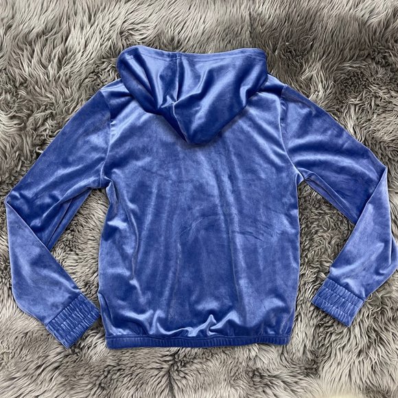 Fila | Women's Velour Hoodie | Blue | Small - Picture 2 of 2